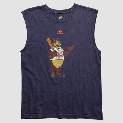Minnesota Twins Adidas 2010s Tank - Navy Vintage