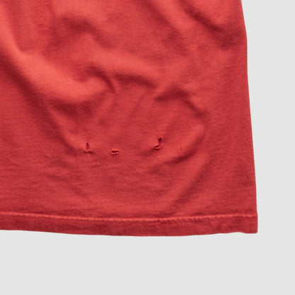 Texas Rangers Majestic 2000s T-shirt - Red Vintage