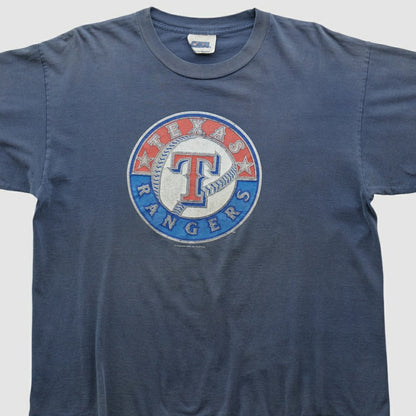Texas Rangers CSA 2000s T-shirt - Navy Vintage