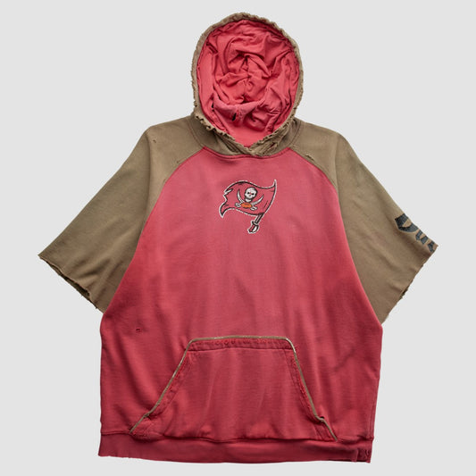 Tampa Bay Buccaneers Reebok 2000s Hooded Pullover Sweatshirt - Red Vintage sale