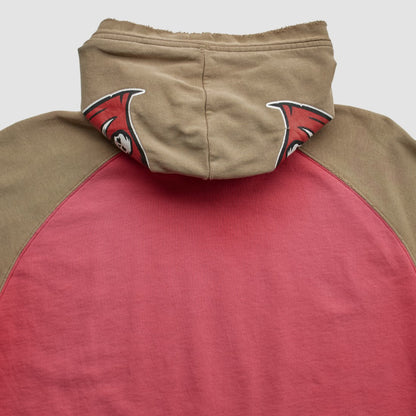 Tampa Bay Buccaneers Reebok 2000s Hooded Pullover Sweatshirt - Red Vintage sale
