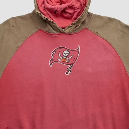 Tampa Bay Buccaneers Reebok 2000s Hooded Pullover Sweatshirt - Red Vintage sale
