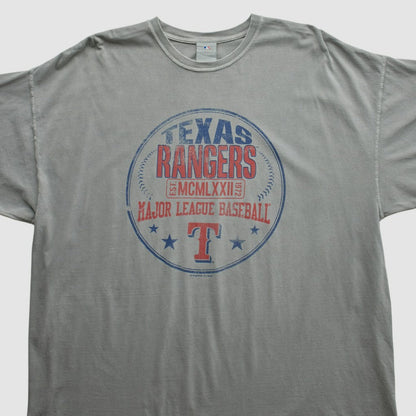 Texas Rangers MLB 2000s T-shirt - Gray Vintage