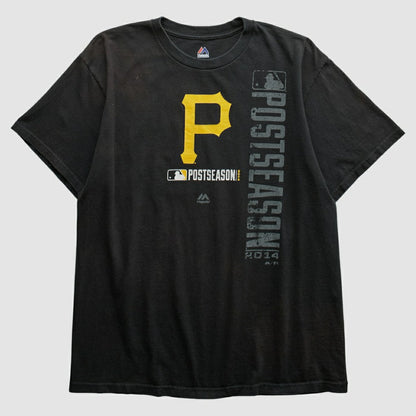 Pittsburgh Pirates Majestic 2014 T-shirt - Black Vintage