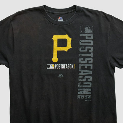 Pittsburgh Pirates Majestic 2014 T-shirt - Black Vintage