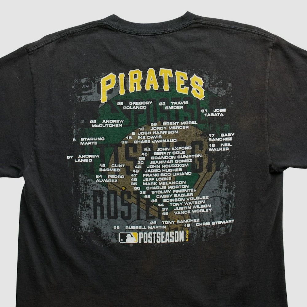 Pittsburgh Pirates Majestic 2014 T-shirt - Black Vintage
