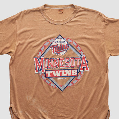 Minnesota Twins Champion 90s T-shirt - Tan Vintage