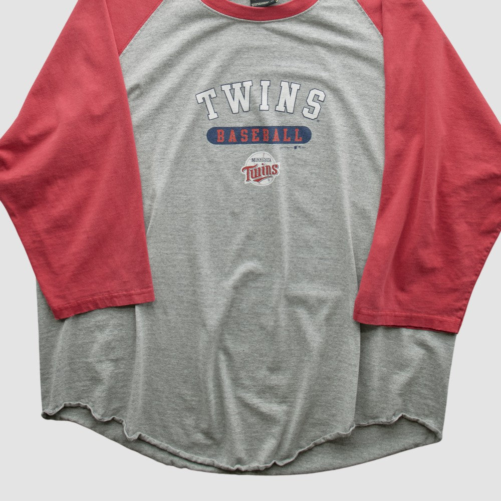 Minnesota Twins Gear For Sports 2000s T-shirt - Heather Gray Vintage
