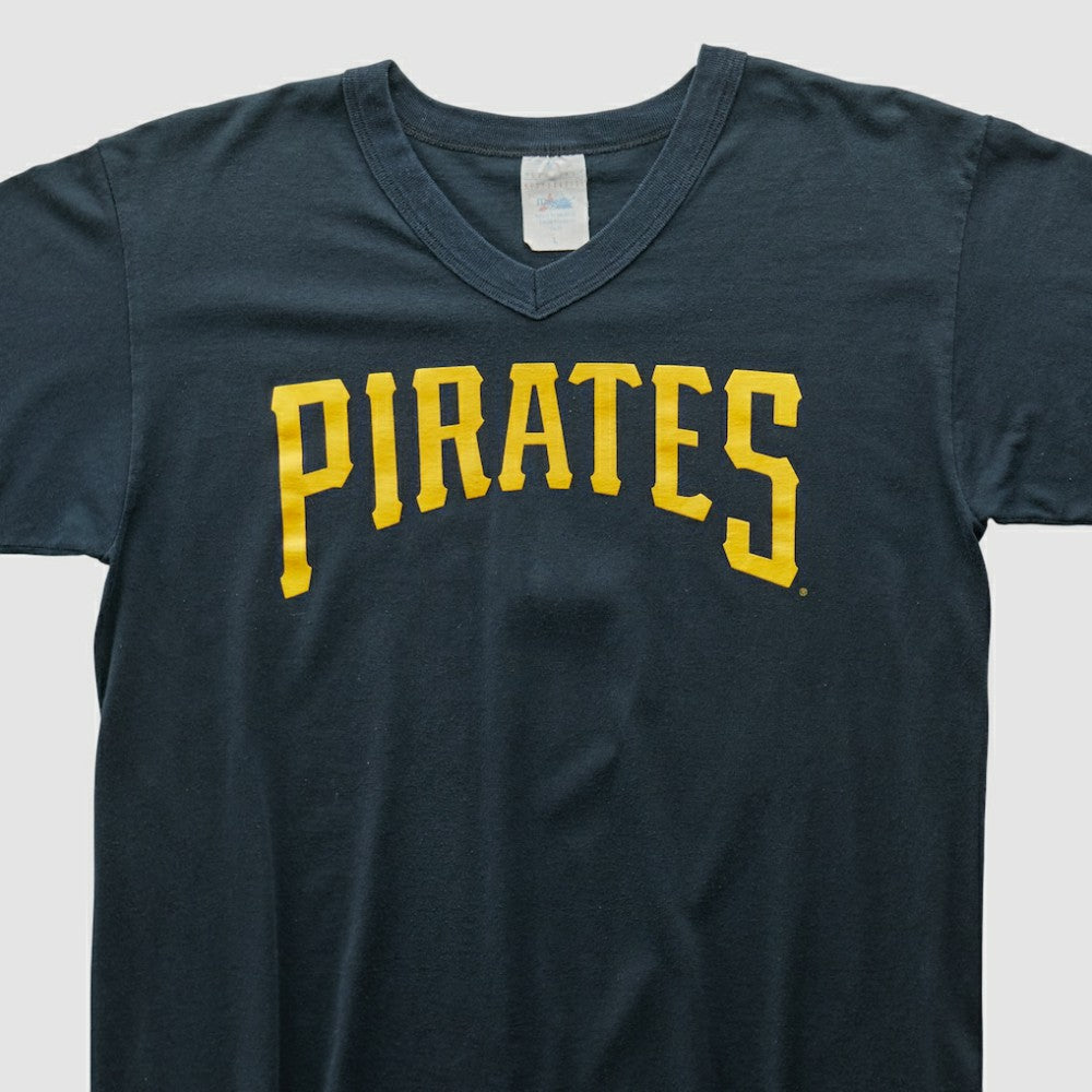 Pittsburgh Pirates Majestic 2000s T-shirt - Navy Vintage