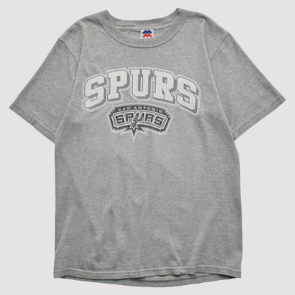 San Antonio Spurs Majestic 2000s T-shirt - Heather Gray Vintage | Vintage discount