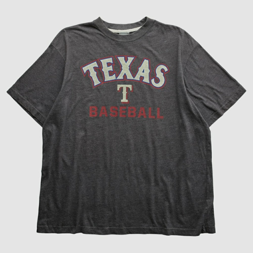 Texas Rangers MLB 2000s T-shirt - Dark Heather Gray Vintage