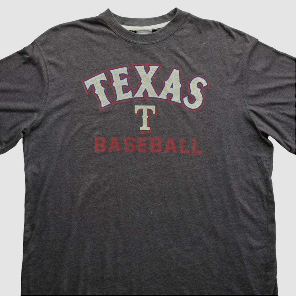 Texas Rangers MLB 2000s T-shirt - Dark Heather Gray Vintage