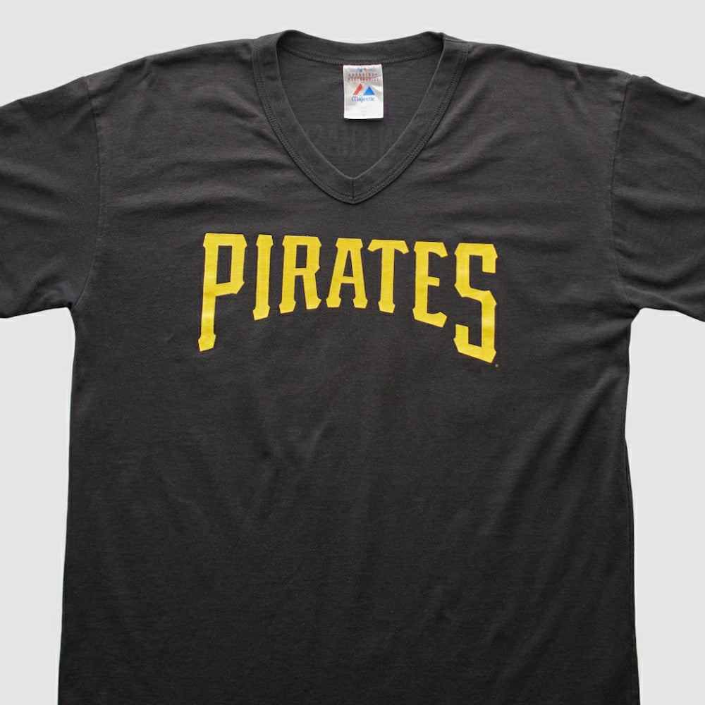Pittsburgh Pirates Majestic 2000s T-shirt - Black Vintage