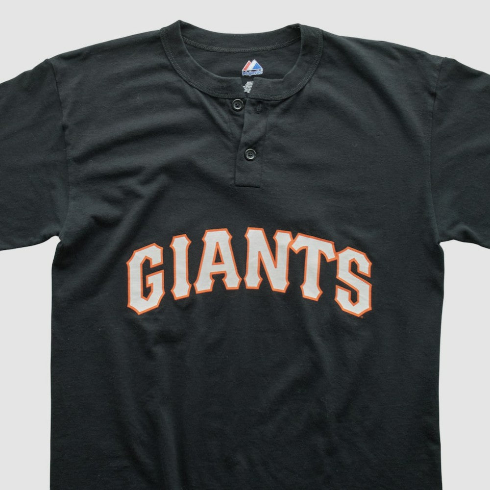 San Francisco Giants Majestic 2000s T-shirt - Black Vintage