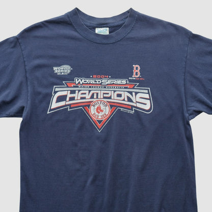 Boston Red Sox M&O Knits 2004 T-shirt - Navy Vintage
