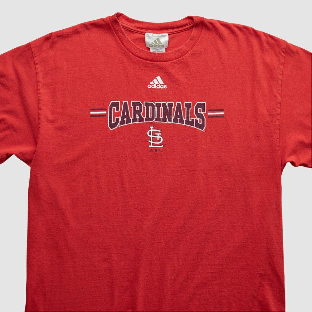 St. Louis Cardinals Adidas 2000s T-shirt - Red Vintage