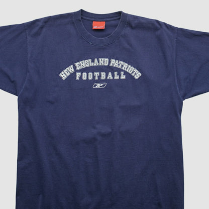 New England Patriots Reebok 2000s T-shirt - Navy Vintage on sale
