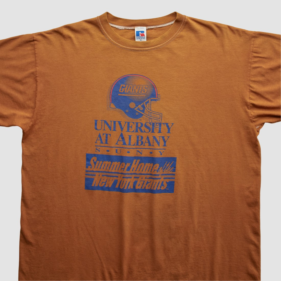 New York Giants Russell 90s T-shirt - Orange Vintage online