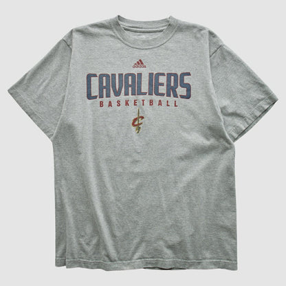 Cleveland Cavaliers 2010s T-shirt sale - Heather Gray Vintage | Adidas on sale