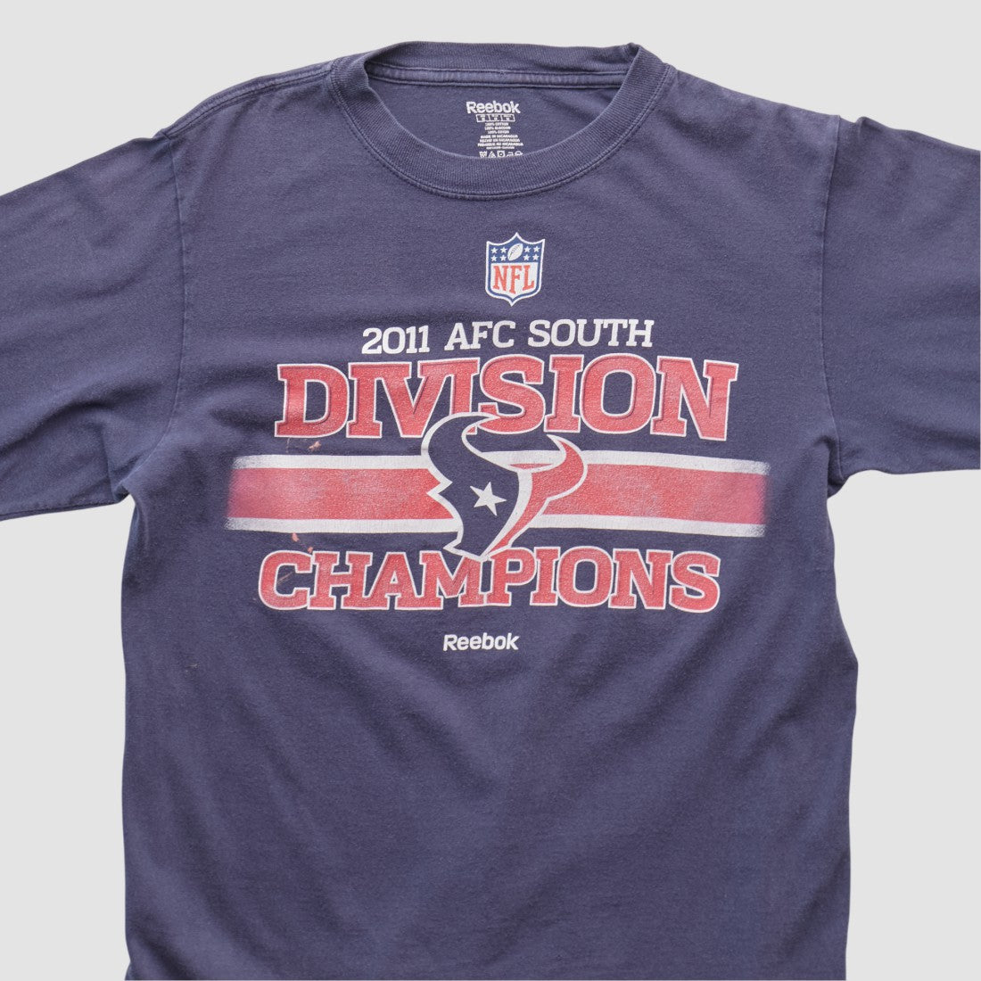 Houston Texans Reebok 2011 Long Sleeve T-shirt - Navy Vintage outlet