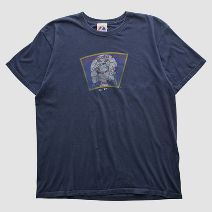 Minnesota Twins Majestic 2010s T-shirt - Navy Vintage