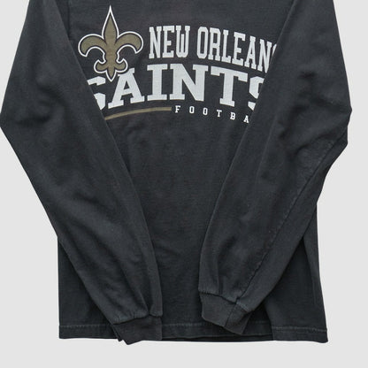 New Orleans Saints Reebok 2000s Long Sleeve T-shirt - Black Vintage outlet
