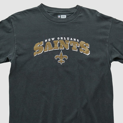 New Orleans Saints NFL 2000s Long Sleeve T-shirt - Black Vintage outlet