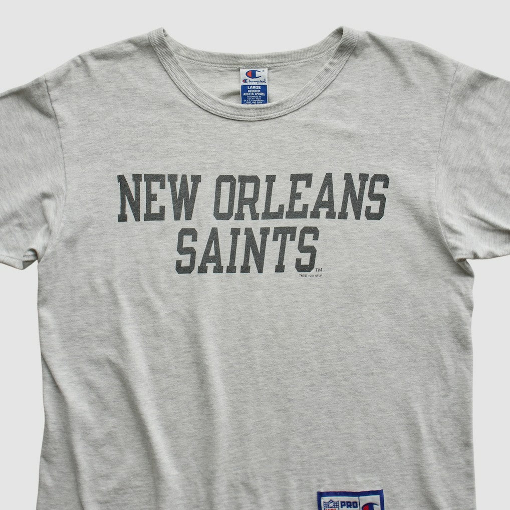 New Orleans Saints Champion 1994 T-shirt - Heather Gray Vintage discount
