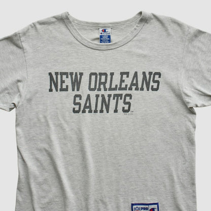New Orleans Saints Champion 1994 T-shirt - Heather Gray Vintage discount