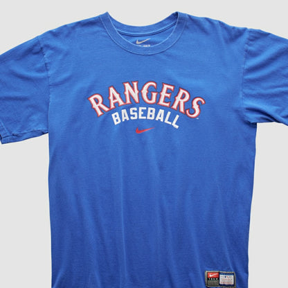 Texas Rangers 2000s T-shirt - Blue Vintage | Nike