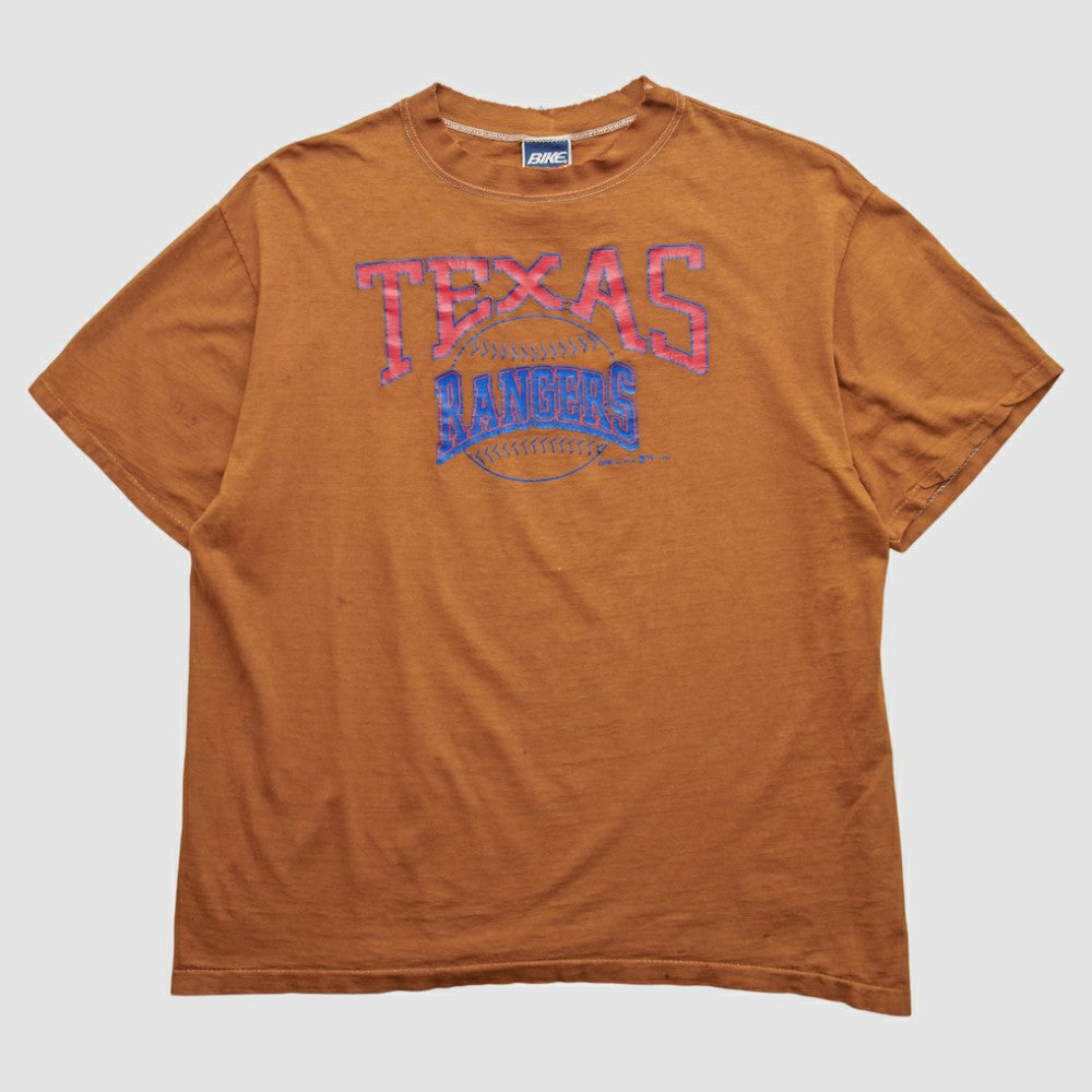 Texas Rangers Bike 90s T-shirt - Orange Vintage