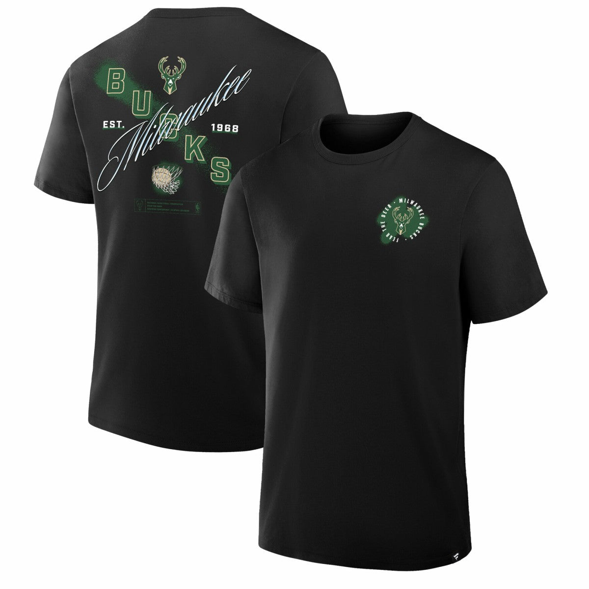 Milwaukee Bucks SOS T-Shirt - Black shop