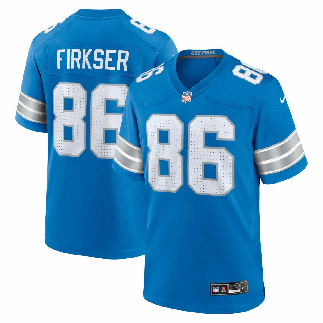 Anthony Firkser Detroit Lions Team Game Jersey - Blue | Nike discount
