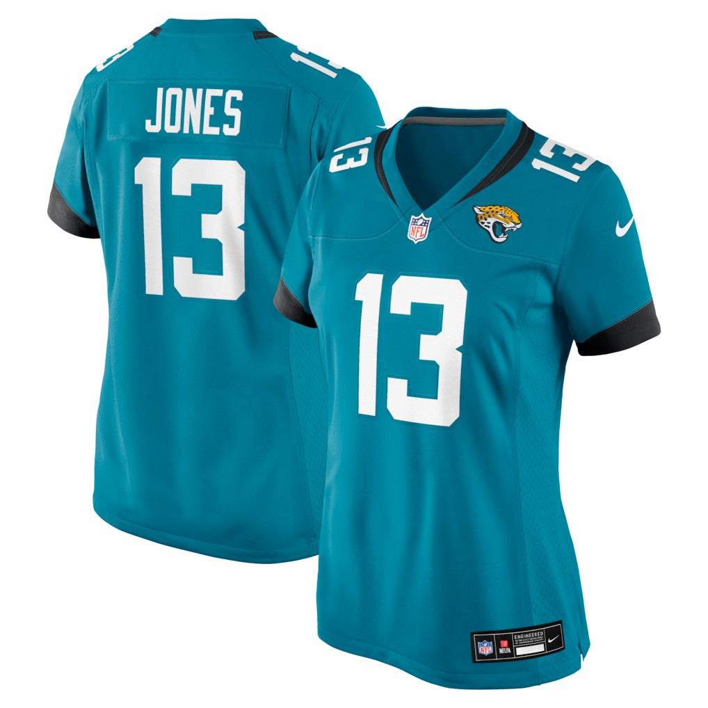 Tim Jones Jacksonville Jaguars Women's Team Game Jersey - Teal | Nike on sale