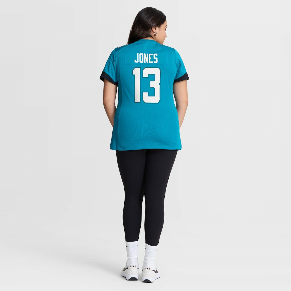 Tim Jones Jacksonville Jaguars Women's Team Game Jersey - Teal | Nike on sale
