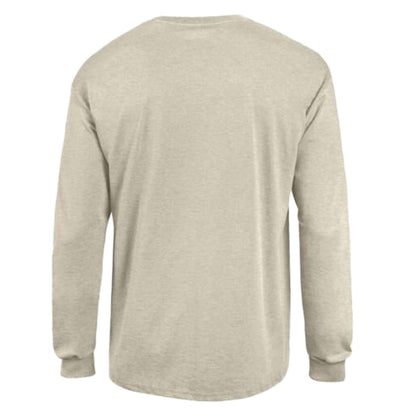 Denver Broncos Champion White Ink Jersey Long Sleeve T-Shirt - Oatmeal outlet