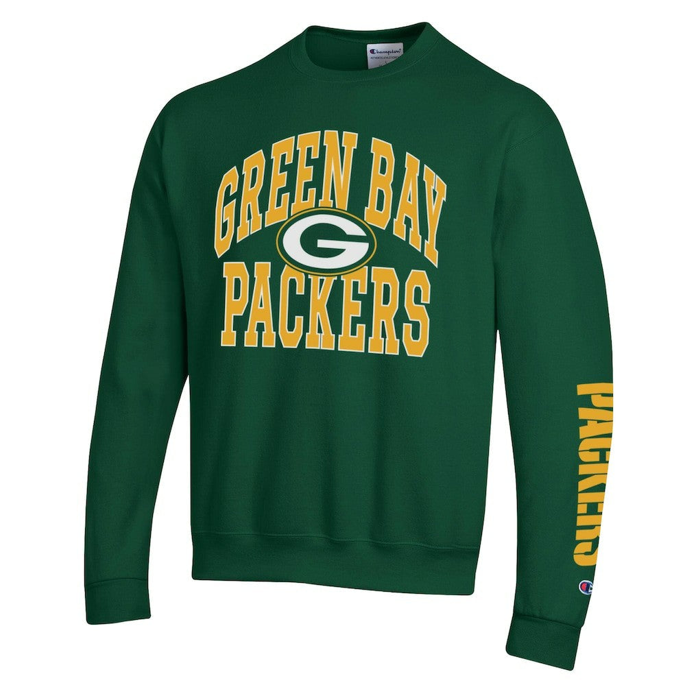 Green Bay Packers Champion Powerblend Fleece Sweatshirt - Green outlet