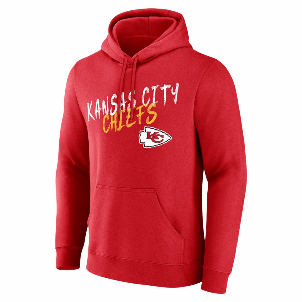 Kansas City Chiefs Hustle Personalized Name & Number Hoodie - Red on sale