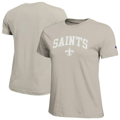 New Orleans Saints Champion Women's Cocoa Butter T-Shirt - Light Brown cheap
