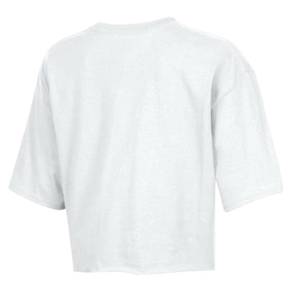 Las Vegas Raiders Champion Women's Boyfriend Cropped T-Shirt - White sale