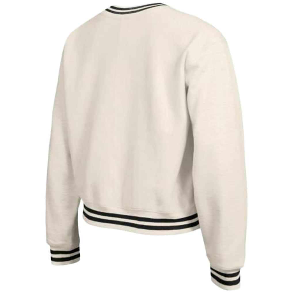 Carolina Panthers Champion Women's Reverse Weave Fleece Sweatshirt - Cream sale