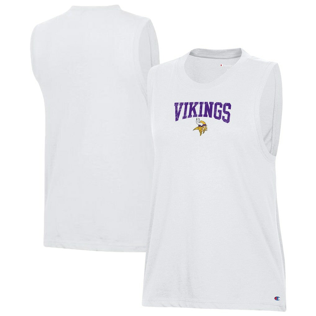 Minnesota Vikings Champion Women's Muscle Tank Top - White online