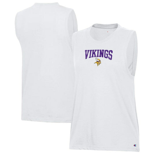 Minnesota Vikings Champion Women's Muscle Tank Top - White online