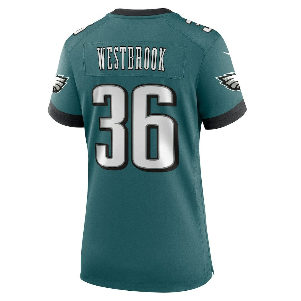 Brian Westbrook Philadelphia Eagles Women's Team Retired Game Jersey - Midnight Green | Nike cheap