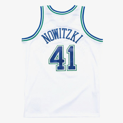 Dirk Nowitzki Dallas Mavericks 1998-99 Hardwood Classics Swingman Jersey sale - White | Mitchell & Ness cheap