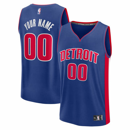 Detroit Pistons Fastbreak Custom Jersey sale - Icon Editi- Blue | Fanatics online