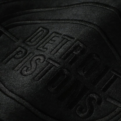 Detroit Pistons Women's Phantom Cropped T-Shirt sale - Black | Mitchell & Ness discount