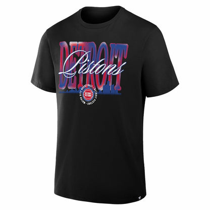 Detroit Pistons Chrome Legacy T-Shirt sale - Black discount
