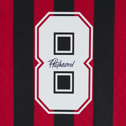 Frank Rijkaard AC Milan Autographed Red/Black Home Jersey - Icons sale
