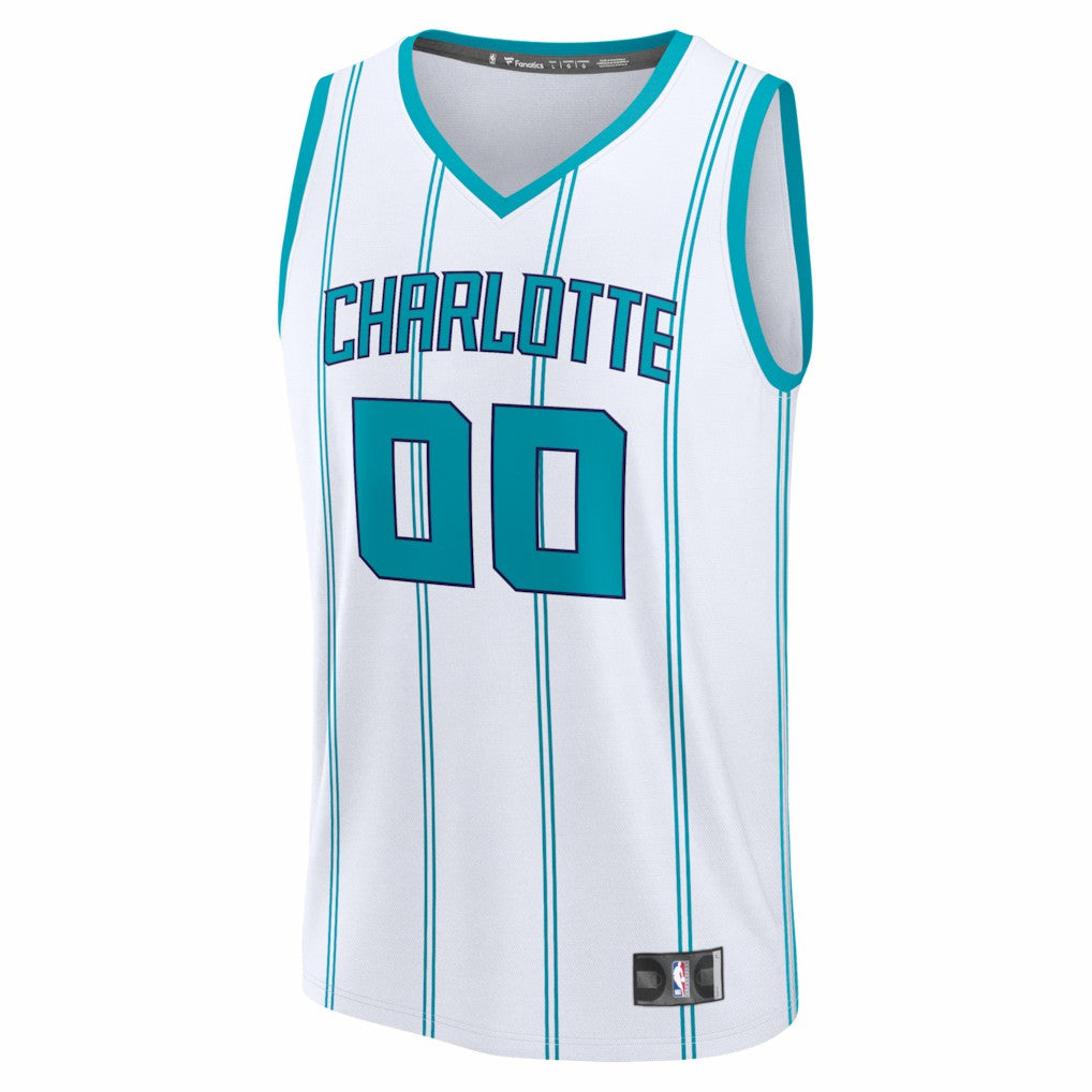 Charlotte Hornets Fastbreak Custom Jersey - Association Edition - White | Fanatics for sale